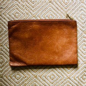 Madewell Leather Pouch Clutch